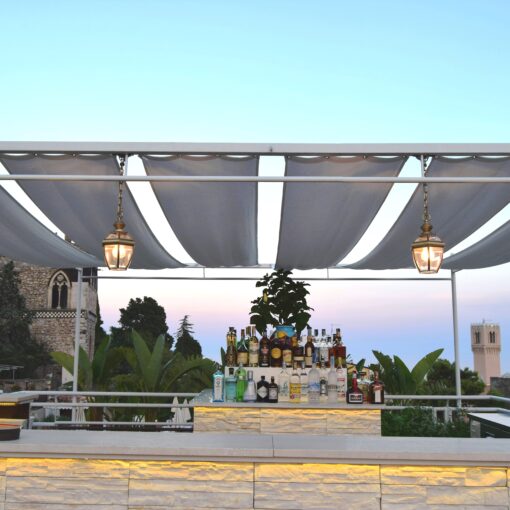 Rooftop view Sky Bar Taormina